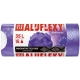 Worki na śmieci ALUFIX Aluflexy zapach LDPE 35l 15 szt. fioletowe