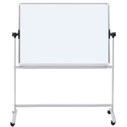 Tablica mobilna suchościeralna OFFICE PRODUCTS dwustronna magnetyczna regulacja kąta nachylenia 180x120cm