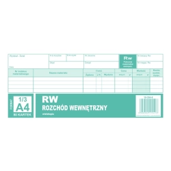 Druk MiP 354-8 RW Pobranie materiałów wewnętrzne 13A4 80 kartek-689560