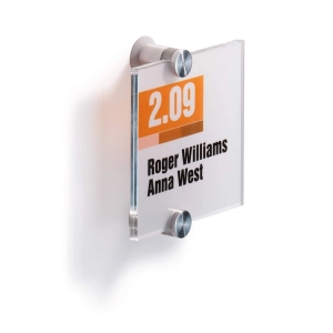 Tabliczka informacyjna DURABLE Cristal Sign 105x105mm 4820-610701