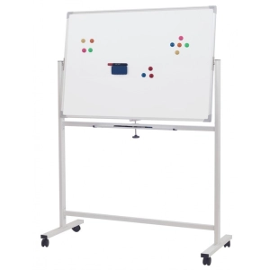 Tablica mobilna suchościeralna OFFICE PRODUCTS dwustronna magnetyczna 110x75cm biała-291289