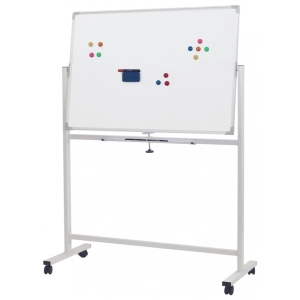 Tablica mobilna suchościeralna OFFICE PRODUCTS dwustronna magnetyczna 120x60cm biała-291312