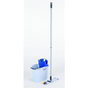 Zestaw VILEDA PROFESSIONAL UltraSpeed Mini wiadro z wyciskaczem kij teleskopowy uchwyt wkład Microlite