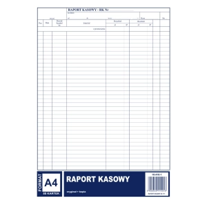 Druk MiP 410-1 Raport Kasowy A4 80 kartek-689606