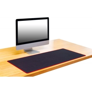 Podkładka pod mysz Q-CONNECT XXL 90x40cm czarno-czerwona-291778