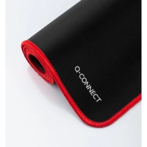 Podkładka pod mysz Q-CONNECT XXL 90x40cm czarno-czerwona-291779