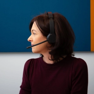 Słuchawki bezprzewodowe Q-CONNECT z mikrofonem czarne-291799