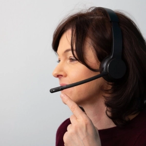 Słuchawki bezprzewodowe Q-CONNECT z mikrofonem czarne-291803