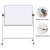 Tablica mobilna suchościeralna OFFICE PRODUCTS dwustronna magnetyczna regulacja kąta nachylenia 150x120cm-291307