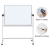 Tablica mobilna suchościeralna OFFICE PRODUCTS dwustronna magnetyczna regulacja kąta nachylenia 150x100cm-291320