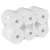 Rolka termiczna OFFICE PRODUCTS rolki do kas 80mm x 80m gr. 48 +/- 6 6 szt. - białe-291649