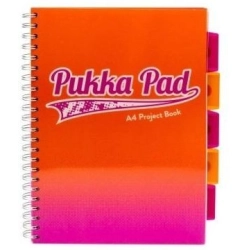 Kołonotatnik PUKKA PAD Project Book Fusion A4 kratka pomarańczowy