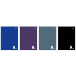 Zeszyt brulion INTERDRUK ONE COLOR A6 96 kartek - kratka