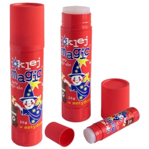 Klej w sztyfcie KAMABEN Magic Magik Eco 20g. - czerwona obudowa