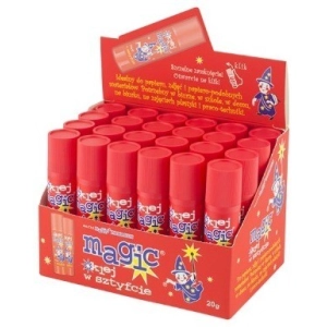 Klej w sztyfcie KAMABEN Magic Magik Eco 20g. - czerwona obudowa-292002