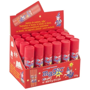 Klej w sztyfcie KAMABEN Magic Magik Eco 10g. - czerwona obudowa-292003