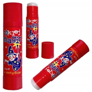 Klej w sztyfcie KAMABEN Magic Magik Eco 10g. - czerwona obudowa