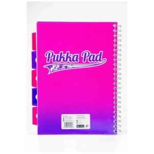 Kołonotatnik PUKKA PAD Project Book Fusion A4 kratka różowy-292466
