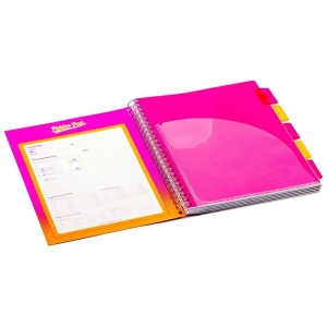 Kołonotatnik PUKKA PAD Project Book Fusion A4 kratka pomarańczowy-292478
