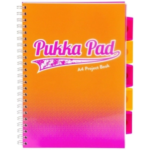 Kołonotatnik PUKKA PAD Project Book Fusion A4 kratka pomarańczowy-292481