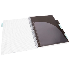 Kołonotatnik PUKKA PAD Project Book A4 100k 80g kratka Black & Blue Sky czarny-292514