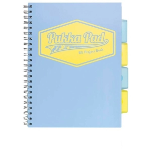 Kołonotatnik PUKKA PAD Project Book Pastel B5 kratka niebieski 3032S(BE)-PST
