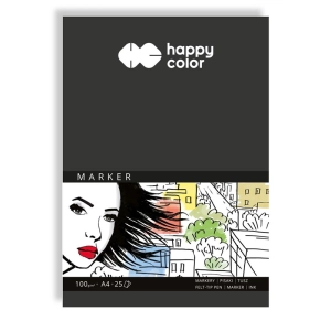 Blok do markerów HAPPY COLOR A5 25 arkuszy 100g.