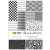 Blok kreatywny zeszyt papierów HAPPY COLOR z motywami - Black&White  A4, 15 ark. 80g