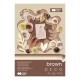 Blok techniczny HAPPY COLOR A4 Deco 5 kol. brąz 170g.-320822