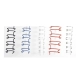 Grzbiety do bindowania drutowe OPUS O.WIRE 3:1 - A4 - op.100 - srebrne - 14,3 mm