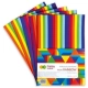 Piankowe arkusze pianka HAPPY COLOR A4 op.5 - rainbow paski