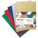 Piankowe arkusze pianka HAPPY COLOR A4 op.5 - mix brokat