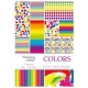 Blok kreatywny zeszyt papierów HAPPY COLOR z motywami - Colors  A4, 15 ark. 80g