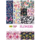 Blok kreatywny zeszyt papierów HAPPY COLOR z motywami - Flowers A4 15 ark. 80g, 25 motywów Happy Color