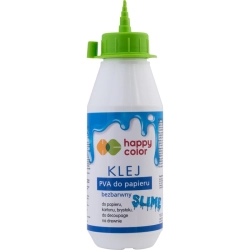 Klej HAPPY COLOR w płynie do papieru PVA 500g.