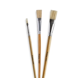 Pędzel HAPPY COLOR szkolny szczecinowy płaski nr.10