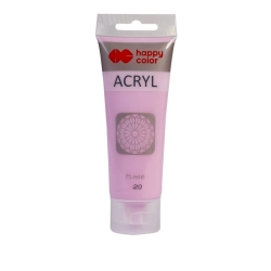 Farba akrylowa HAPPY COLOR 75ml. tuba - różowy pudrowy 205-543152