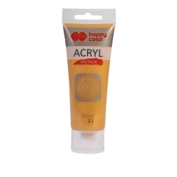 Farba akrylowa HAPPY COLOR 75ml. tuba - złota 11-543162