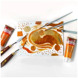 Podobrazie bawełniane impregnowane HAPPY COLOR - białe 18x24cm MDF 4mm