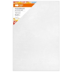 Podobrazie bawełniane impregnowane HAPPY COLOR - białe 40x60cm MDF 4mm