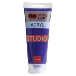 Farba akrylowa HAPPY COLOR Studio 200ml. - fioletowy