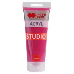 Farba akrylowa HAPPY COLOR Studio 200ml. - karminowy