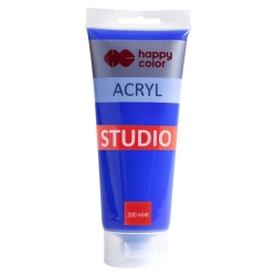 Farba akrylowa HAPPY COLOR Studio 200ml. - ultramaryna
