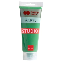 Farba akrylowa HAPPY COLOR Studio 200ml. - zielony chrom