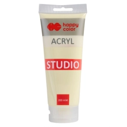 Farba akrylowa HAPPY COLOR Studio 200ml. - żółty neapolitański