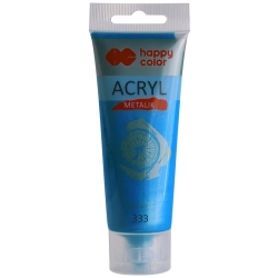 Farba akrylowa HAPPY COLOR 75ml. tuba - granatowy metaliczny
