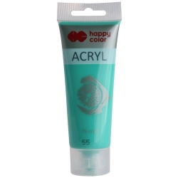 Farba akrylowa HAPPY COLOR 75ml. tuba - szmaragdowy