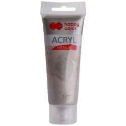 Farba akrylowa HAPPY COLOR 75ml. tuba - złoto różowe metalik