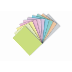 Blok zeszyt do wycinanek HAPPY COLOR A4 100g. 10 arkuszy - pastlowe kolory-293003
