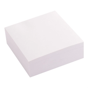 Karteczki D.RECT kostka papierowa 85x85x30mm klejona - biała-293025